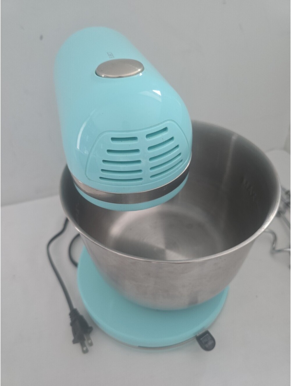 DASH Everyday Standalone Mixer Mint Green 3.5 qt Stainless Steel Bowl 6 Speeds